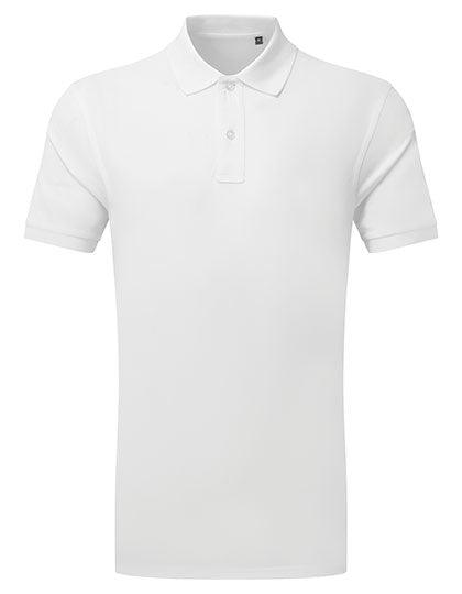 Men´s Recycled Polyester Performance Polo in White, Größe 5XL