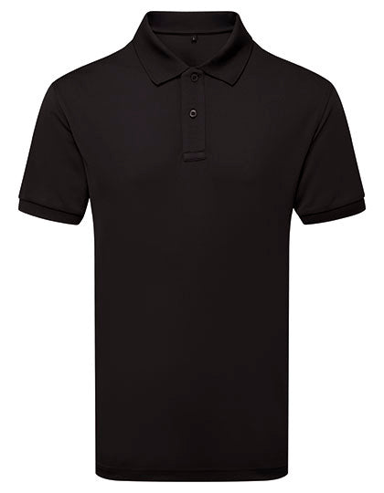 Men´s Asquith GlacierTech Polo in Black, Größe 5XL