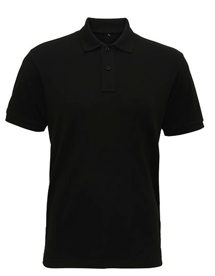 Men´s Super Smooth Knit Polo in Black, Größe 3XL