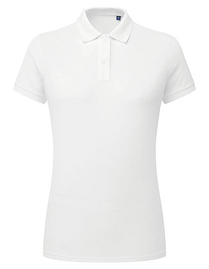 Women´s Polycotton Blend Polo in White, Größe XXL