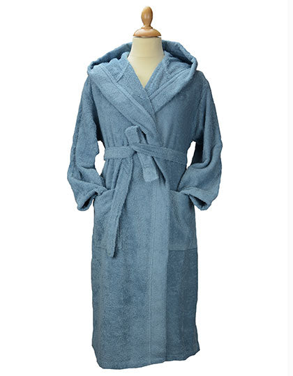 Robezz® Organic Bathrobe in Blue, Größe XXL