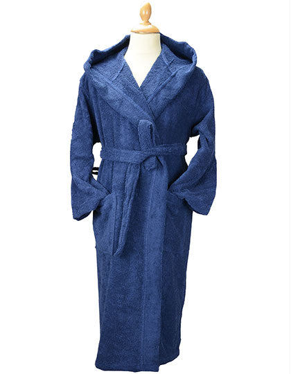 Robezz® Organic Bathrobe in French Navy, Größe XXL