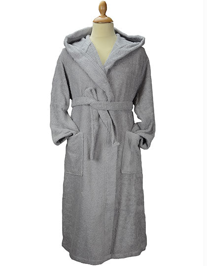 Robezz® Organic Bathrobe in Grey, Größe XXL