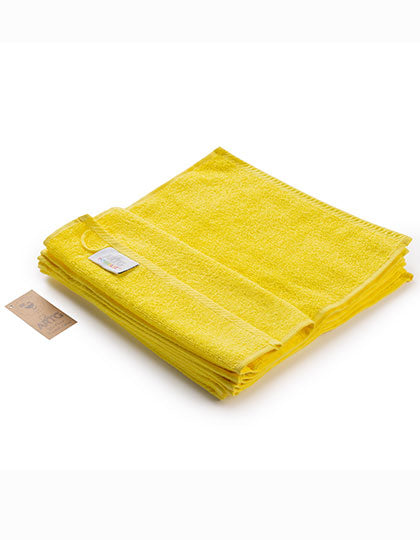 Facetowel in Bright Yellow, Größe 30 x 30 cm