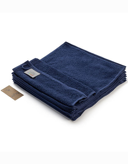 Facetowel in French Navy, Größe 30 x 30 cm