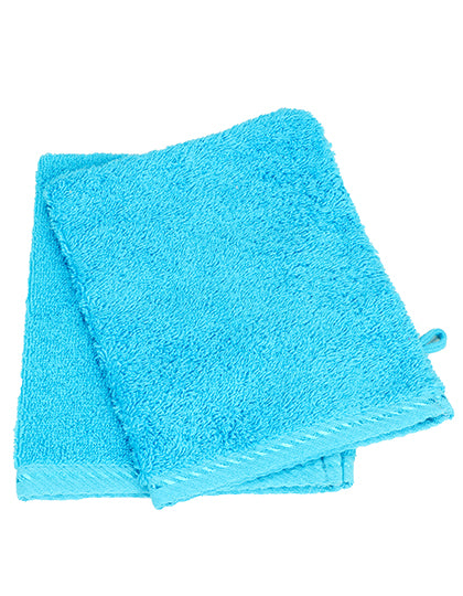 Washcloth in Aqua Blue, Größe 16 x 22 cm