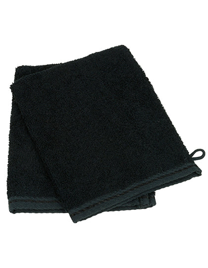 Washcloth in Black, Größe 16 x 22 cm