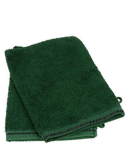 Washcloth in Dark Green, Größe 16 x 22 cm
