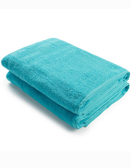 Bath Towel in Aqua Blue, Größe 70 x 140 cm