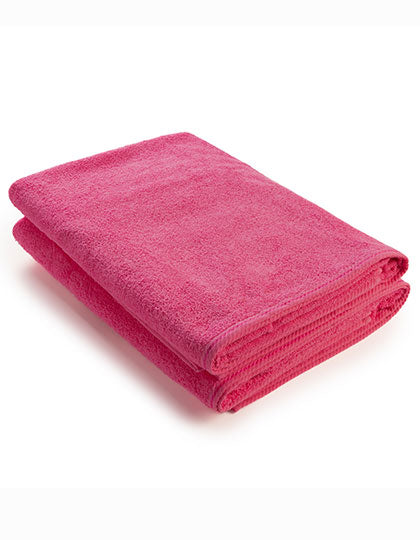 Bath Towel in Pink, Größe 70 x 140 cm
