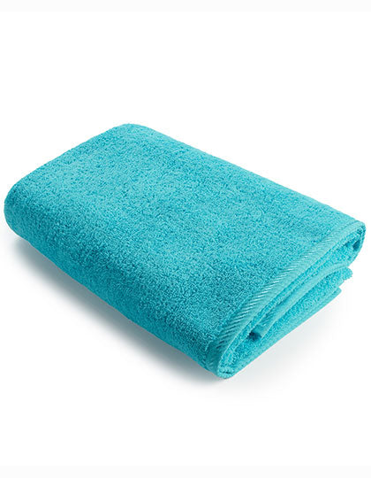 Beach Towel in Aqua Blue, Größe 100 x 180 cm