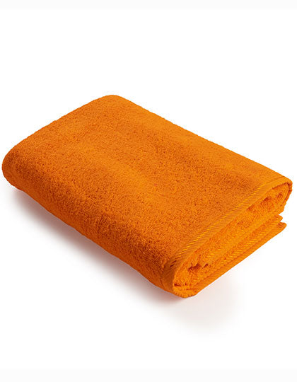 Beach Towel in Bright Orange, Größe 100 x 180 cm