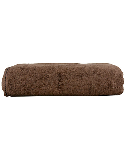 Beach Towel in Chocolate Brown, Größe 100 x 180 cm