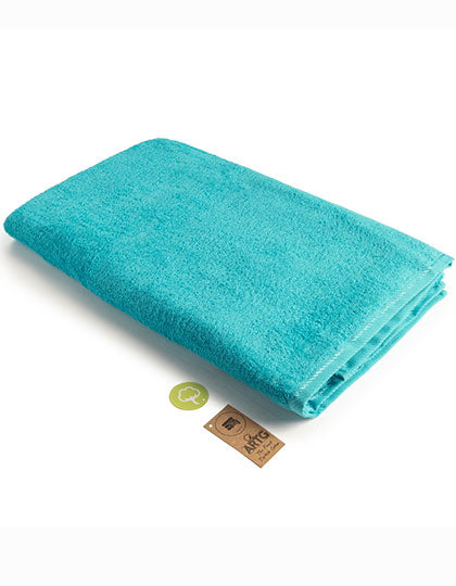 Big Towel in Aqua Blue, Größe 100 x 210 cm