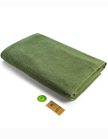 Big Towel in Army Green, Größe 100 x 210 cm