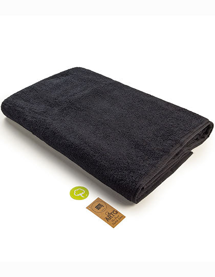 Big Towel in Black, Größe 100 x 210 cm