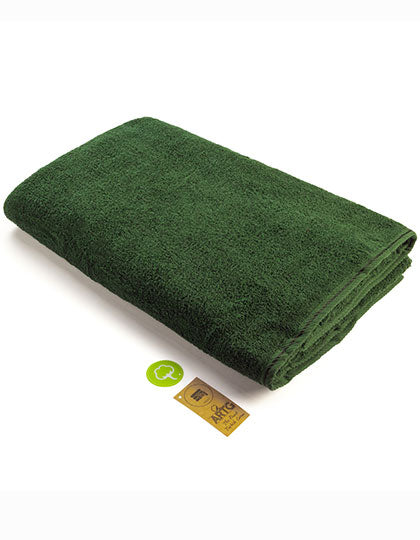 Big Towel in Dark Green, Größe 100 x 210 cm