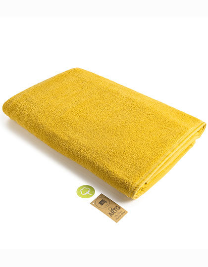 Big Towel in Mustard, Größe 100 x 210 cm
