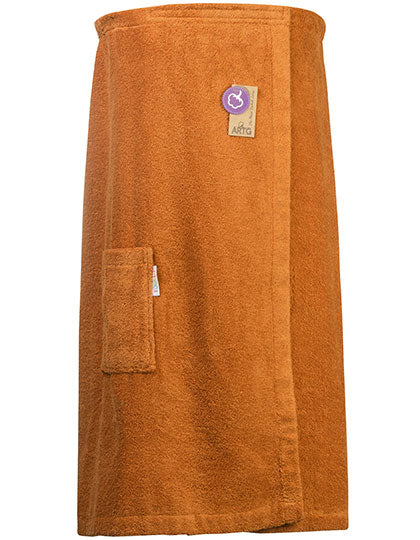 Sauna Kilt Ladies in Cinnamon, Größe 85 x 150 cm