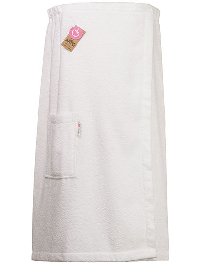 Sauna Kilt Ladies in White, Größe 85 x 150 cm