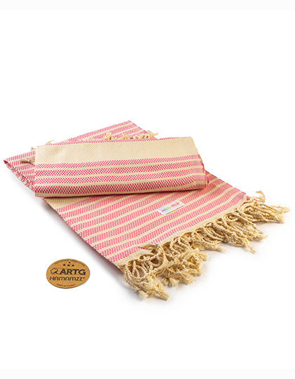 Hamamzz® Original Bodrum DeLuxe Towel in Pink, Größe 100 x 180 cm