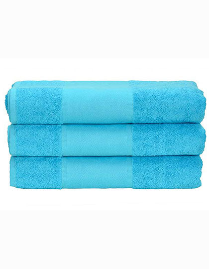 PRINT-Me® Hand Towel in Aqua Blue, Größe 50 x 100 cm