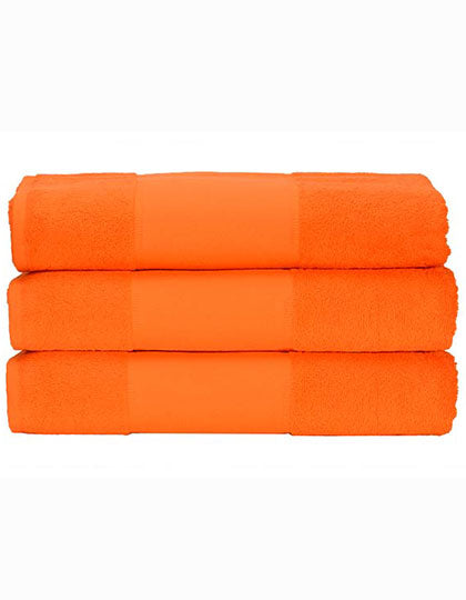 PRINT-Me® Hand Towel in Bright Orange, Größe 50 x 100 cm