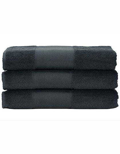 PRINT-Me® Hand Towel in Graphite, Größe 50 x 100 cm