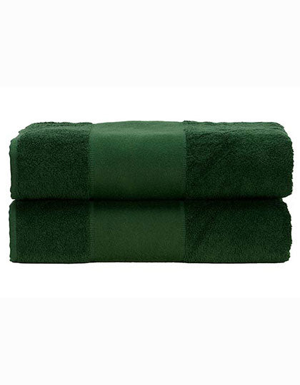PRINT-Me® Bath Towel in Dark Green, Größe 70 x 140 cm