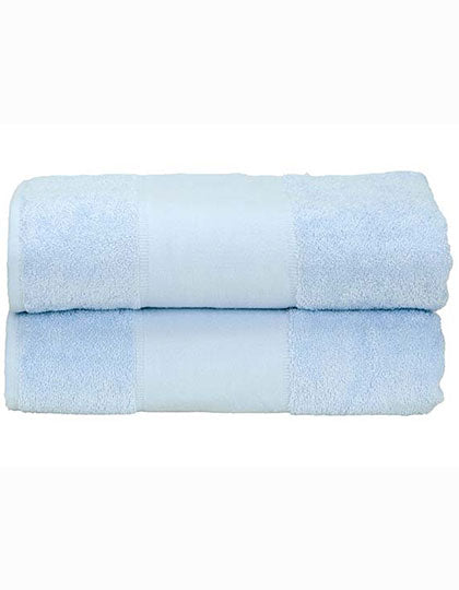 PRINT-Me® Bath Towel in Light Blue, Größe 70 x 140 cm