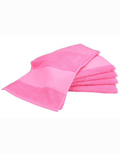 PRINT-Me® Sport Towel in Pink, Größe 30 x 140 cm
