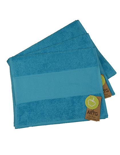 PRINT-Me® Guest Towel in Aqua Blue, Größe 30 x 50 cm