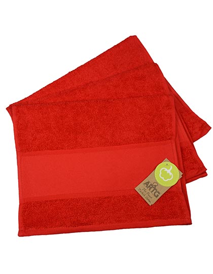 PRINT-Me® Guest Towel in Fire Red, Größe 30 x 50 cm