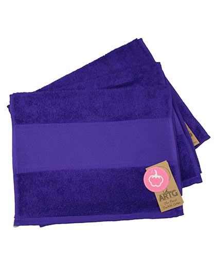 PRINT-Me® Guest Towel in Purple, Größe 30 x 50 cm