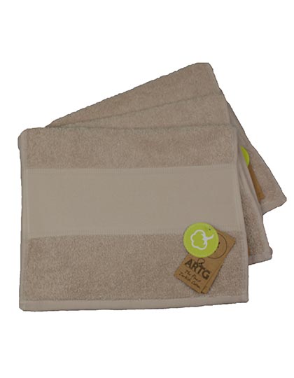PRINT-Me® Guest Towel in Sand, Größe 30 x 50 cm