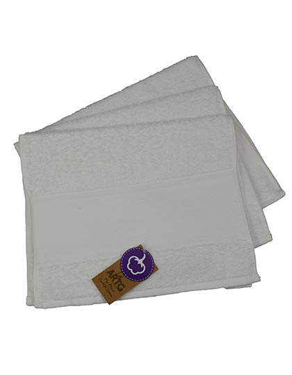 PRINT-Me® Guest Towel in White, Größe 30 x 50 cm