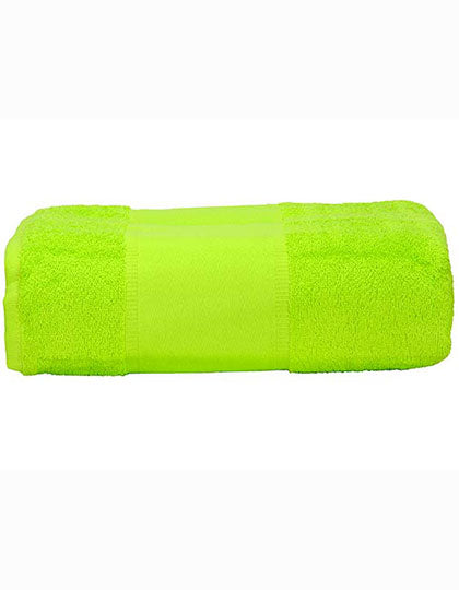 PRINT-Me® Big Towel in Lime Green, Größe 100 x 210 cm
