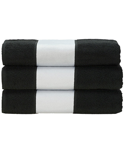 SUBLI-Me® Hand Towel in Black, Größe 50 x 100 cm