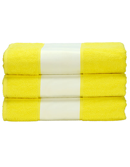 SUBLI-Me® Hand Towel in Bright Yellow, Größe 50 x 100 cm