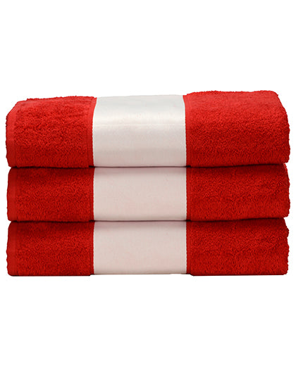 SUBLI-Me® Hand Towel in Fire Red, Größe 50 x 100 cm
