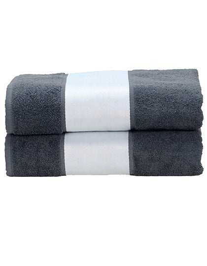 SUBLI-Me® Bath Towel in Graphite, Größe 70 x 140 cm