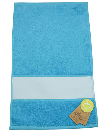 SUBLI-Me® Guest Towel in Aqua Blue, Größe 30 x 50 cm