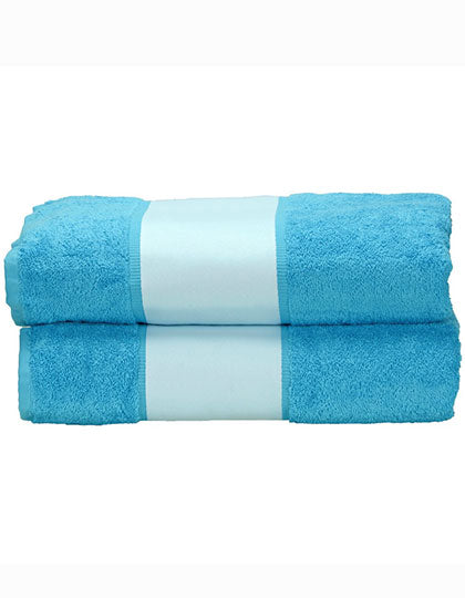 SUBLI-Me® Big Towel in Aqua Blue, Größe 100 x 210 cm
