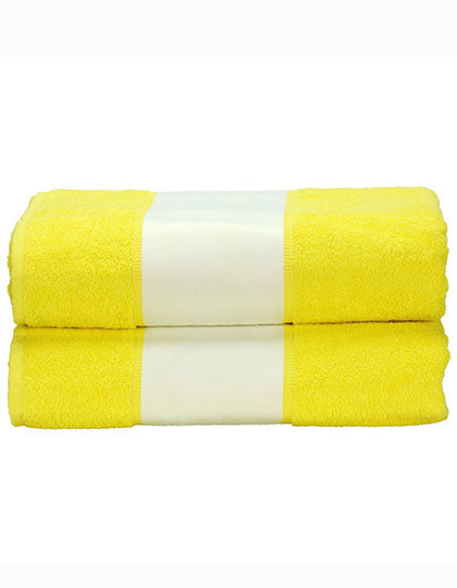 SUBLI-Me® Big Towel in Bright Yellow, Größe 100 x 210 cm