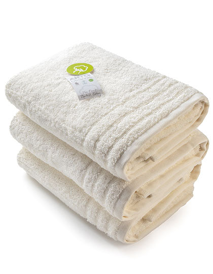 Organic Hand Towel in White, Größe 60 x 110 cm