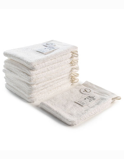 Excellent Washing Glove DELUXE in True White, Größe 16 x 22 cm