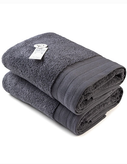 Bath Towel Excellent Deluxe in Dark Grey, Größe 70 x 140 cm