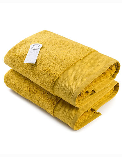 Bath Towel Excellent Deluxe in Mustard, Größe 70 x 140 cm