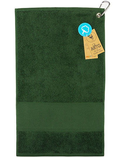 PRINT-Me® GOLF Towel in Dark Green, Größe 30 x 50 cm
