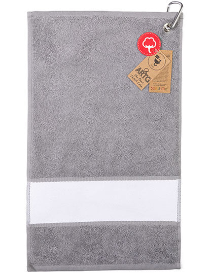SUBLI-Me® GOLF Towel in Anthracite Grey, Größe 30 x 50 cm